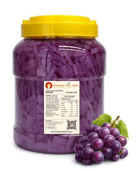 grape coconut jelly 2.8kg by Bubble Tea Hub