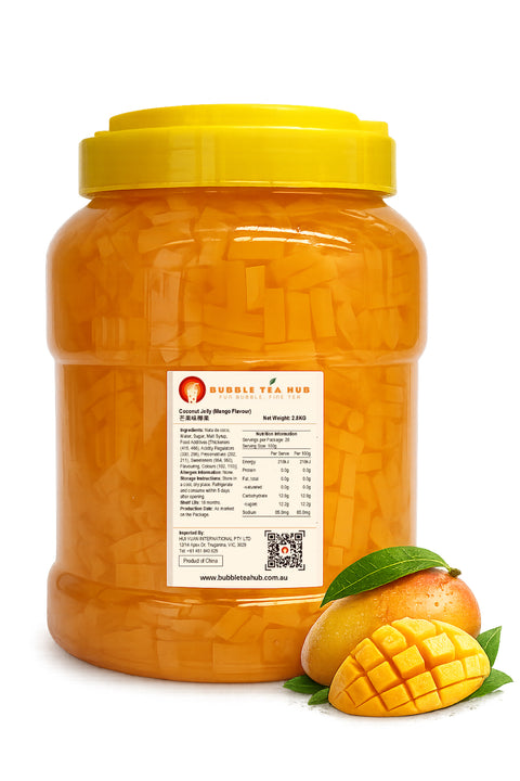 mango coconut jelly 2.8kg by Bubble Tea Hub