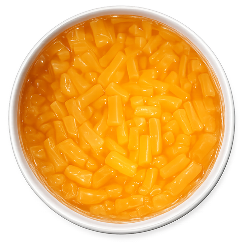mango coconut jelly topping