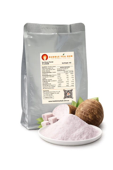 taro flavoured powder 1kg by Bubble Tea Hub